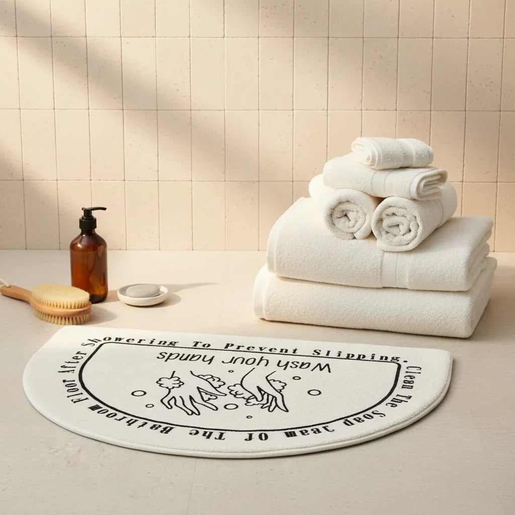 Half Moon Shower Mat
