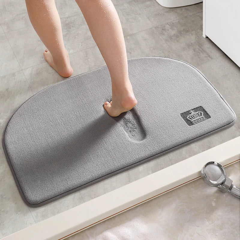 Tapis de Salle de Bain Demi Lune
