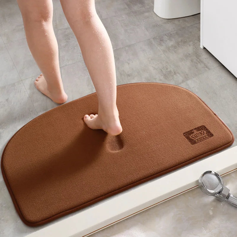 Tapis de Salle de Bain Demi Lune