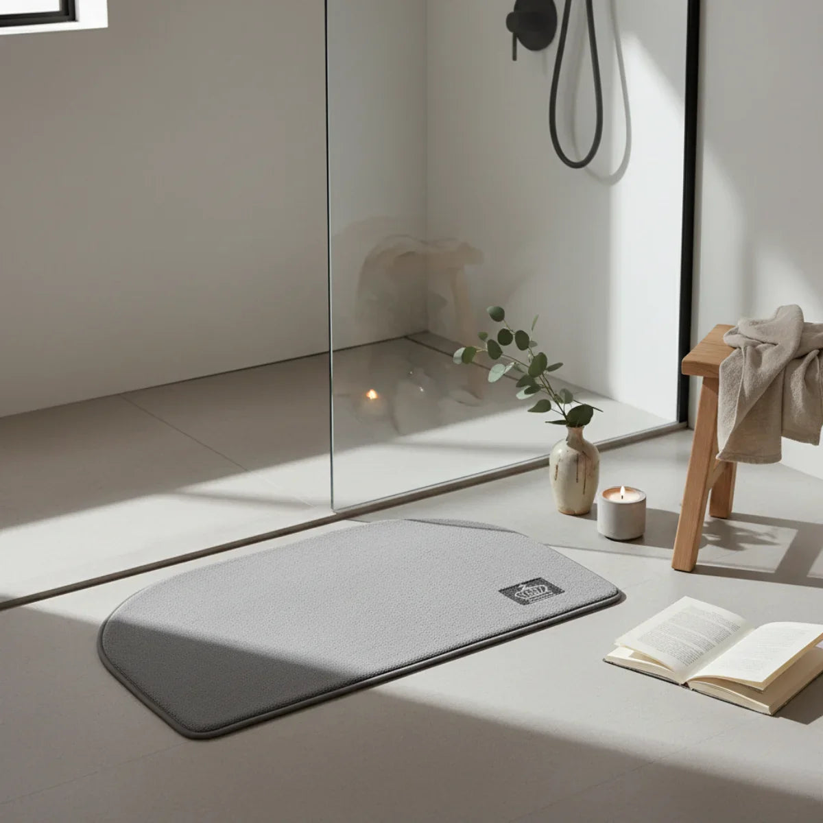 Half Moon Bathroom Rug