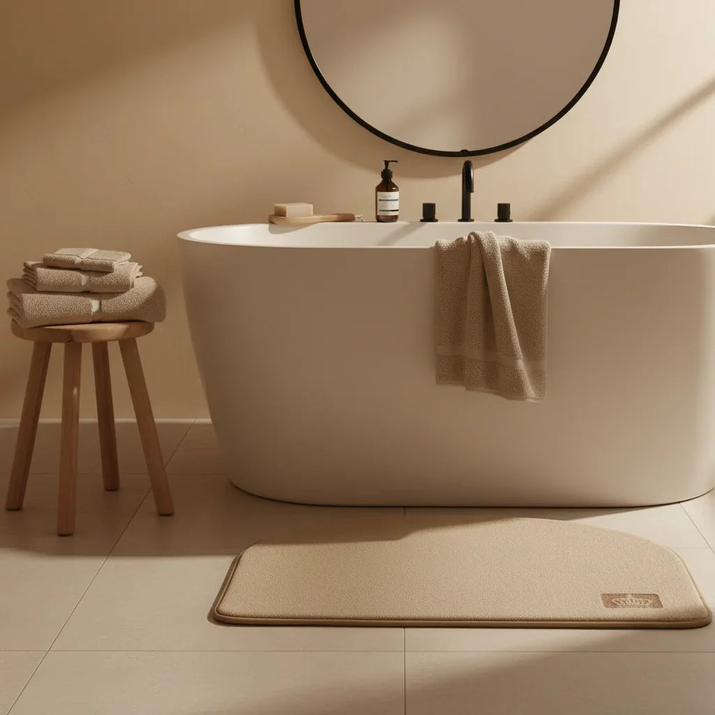 Half Moon Bathroom Rug