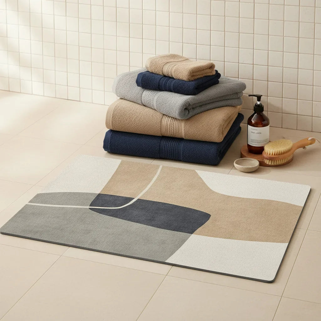 Natural Diatomite Bathroom Rug