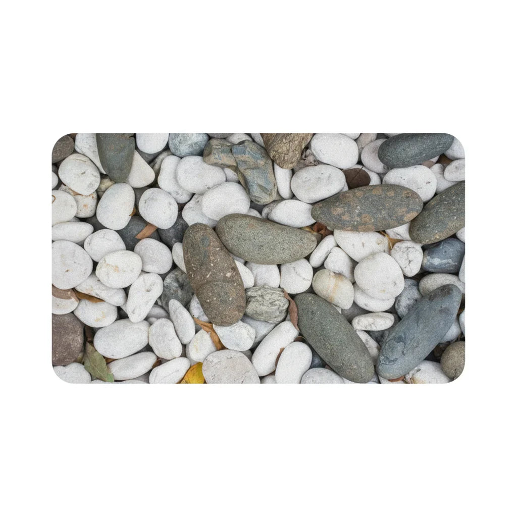 En Pebble Gray Bathroom Rug