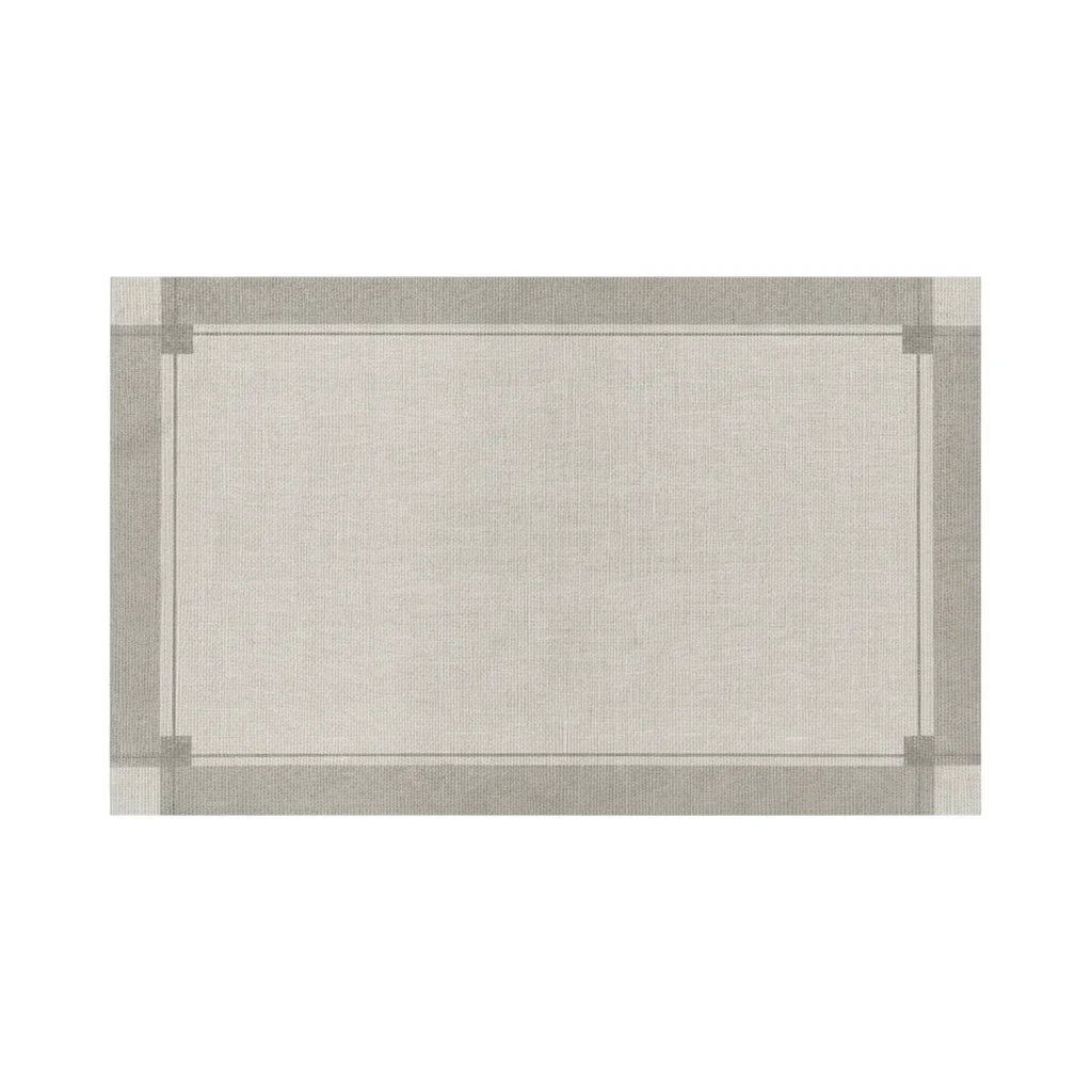 Gray Argent Bathroom Rug