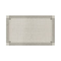 Gray Argent Bathroom Rug