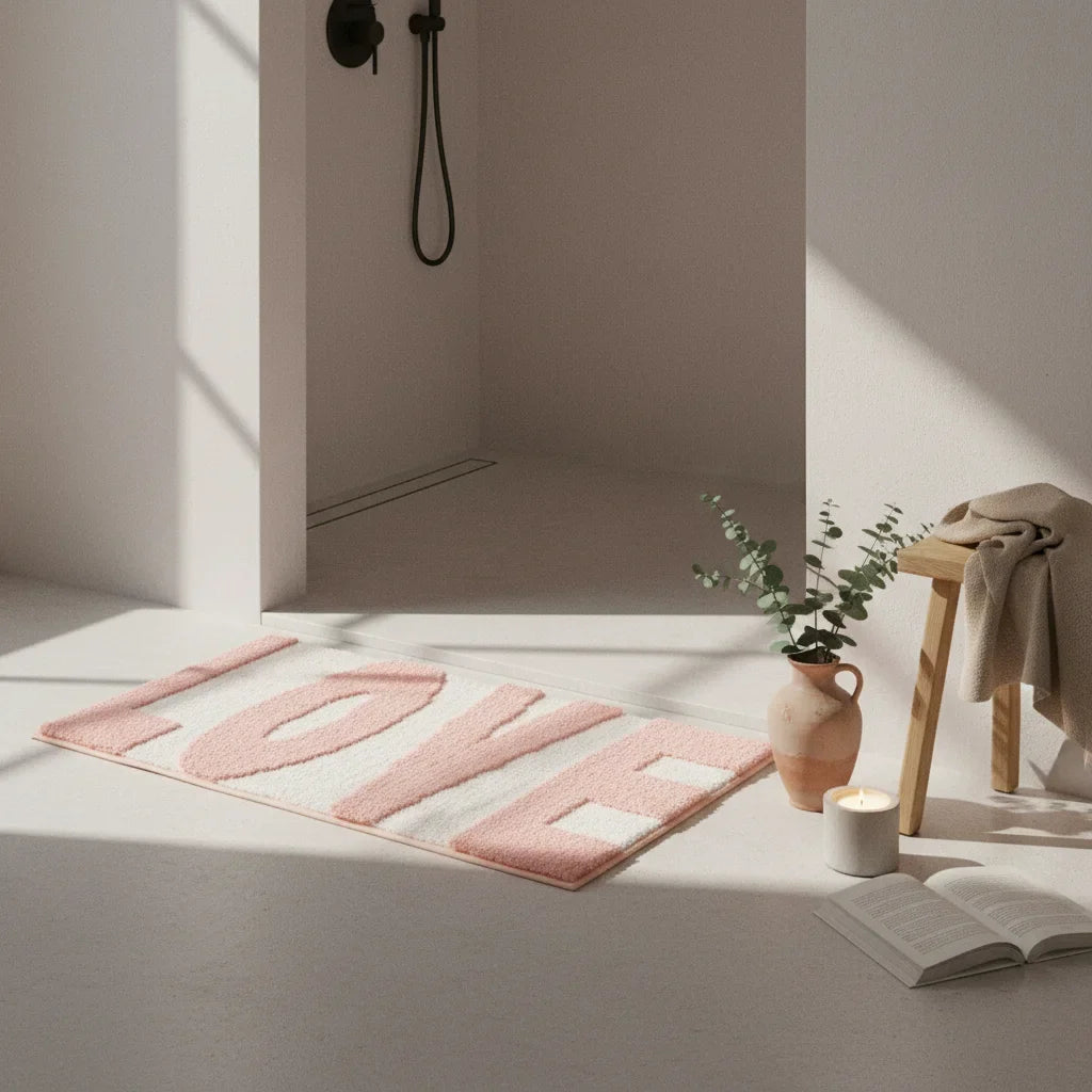 Love Bathroom Rug