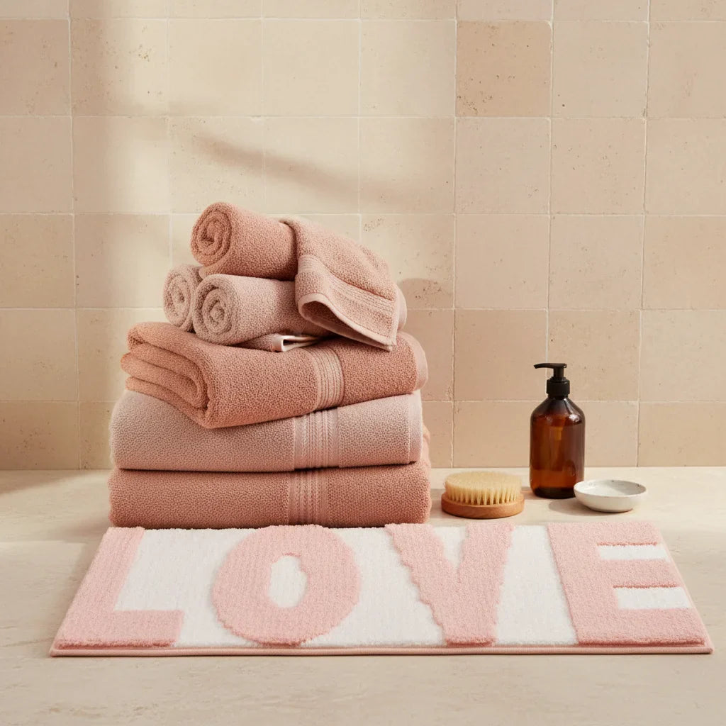 Love Bathroom Rug