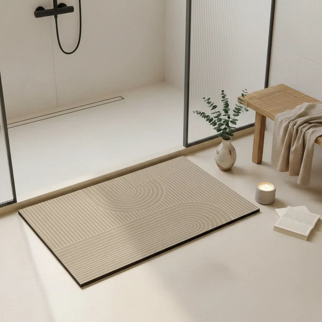 Brown Bathroom Rug