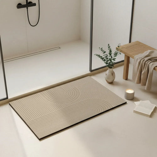 Brown Bathroom Rug
