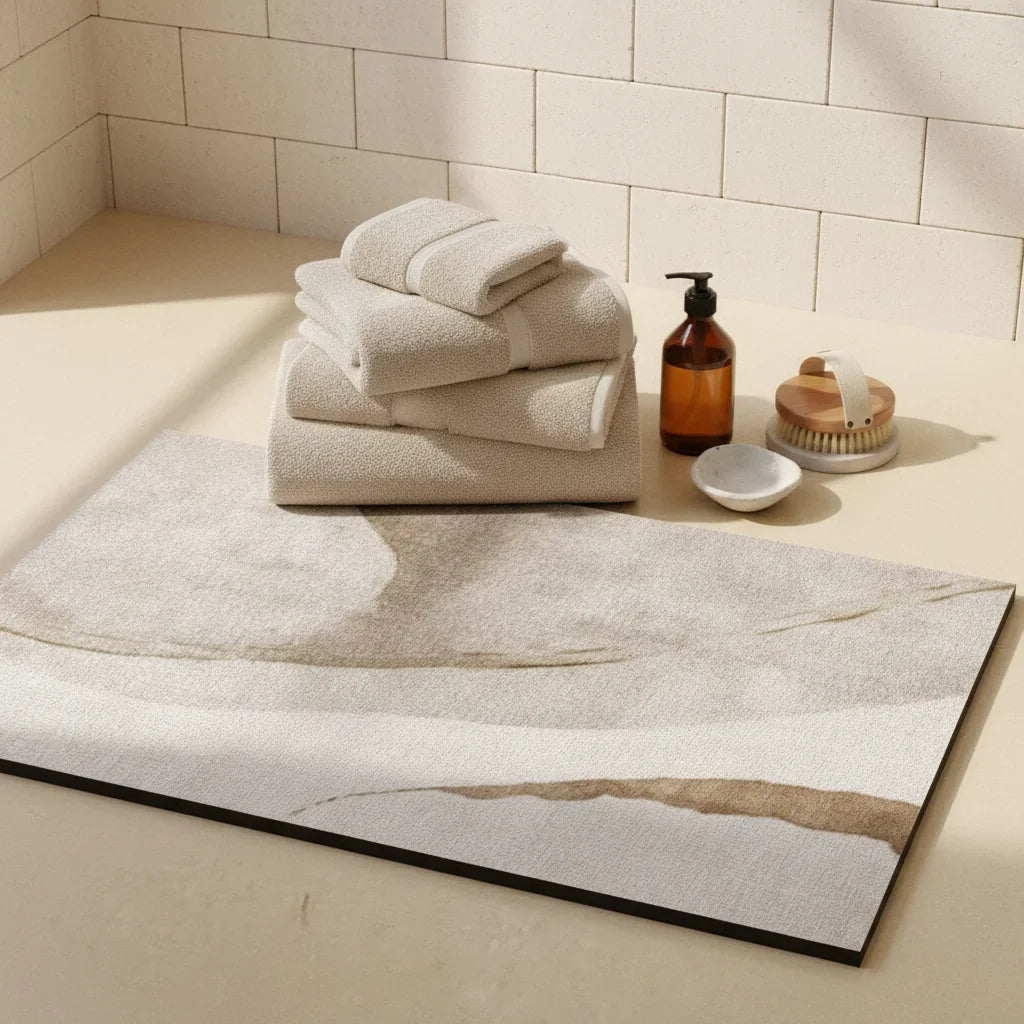 Modern Bathroom Rug - color variations