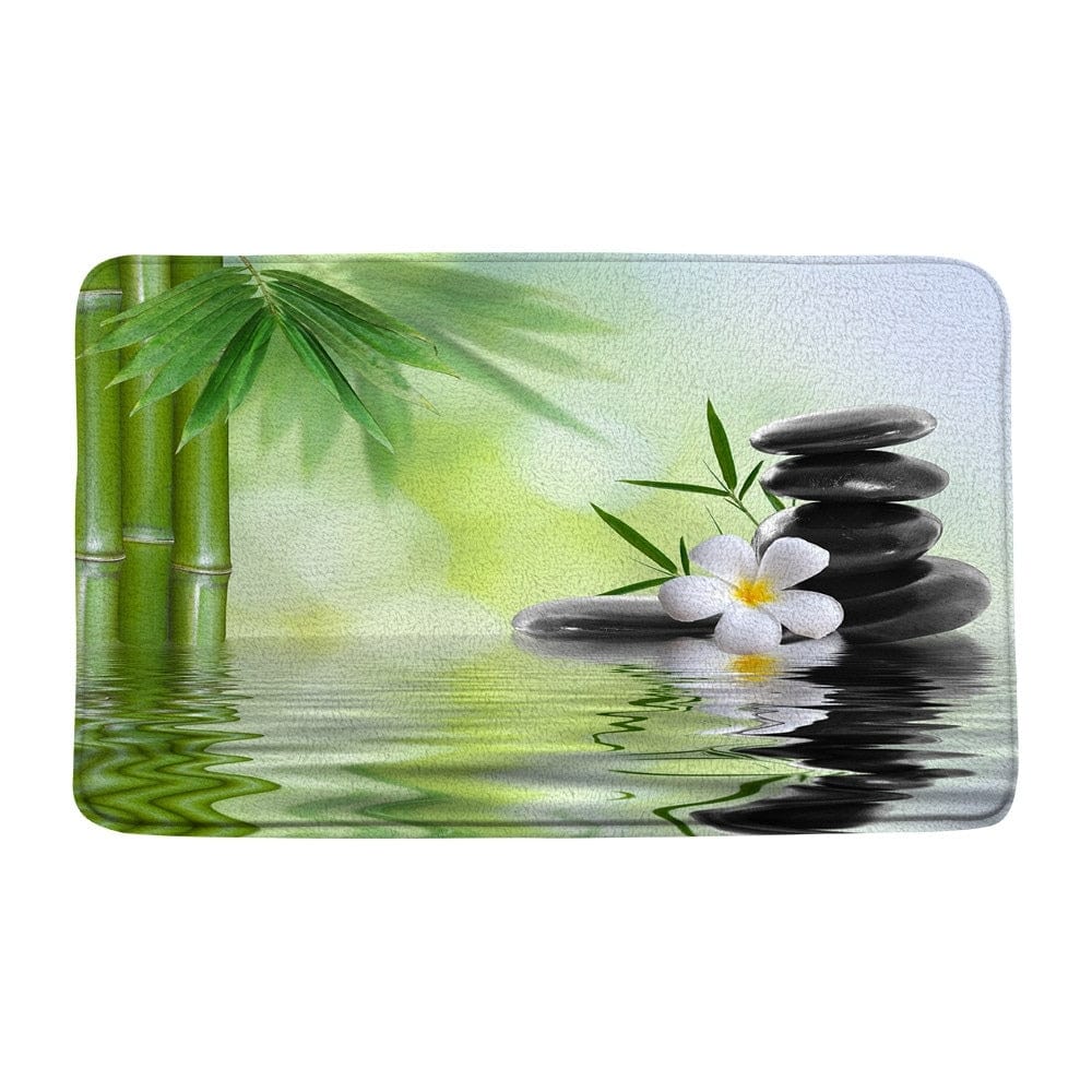 Zen Bathroom Rug - lifestyle photo