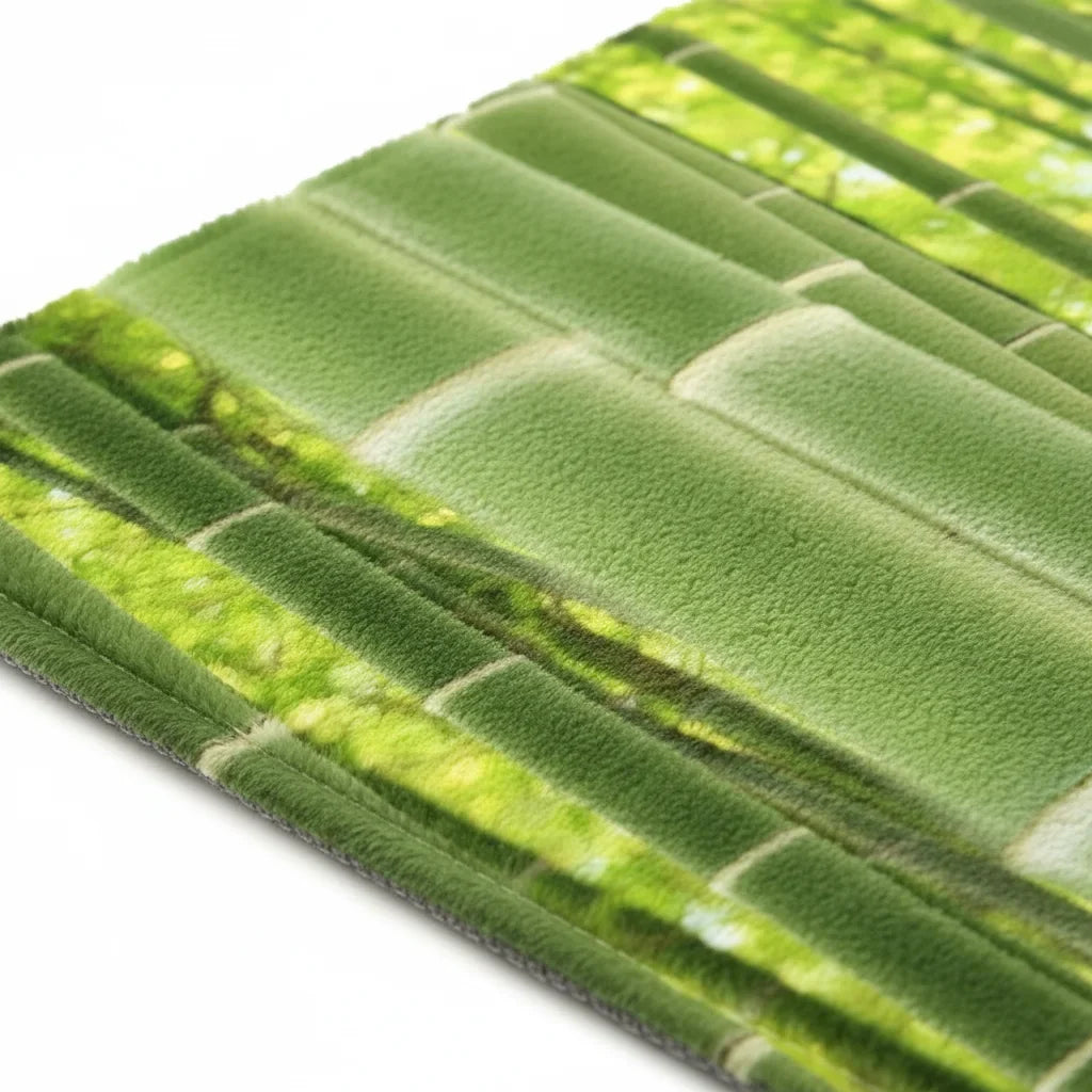 Bamboo Imitation Bath Mat