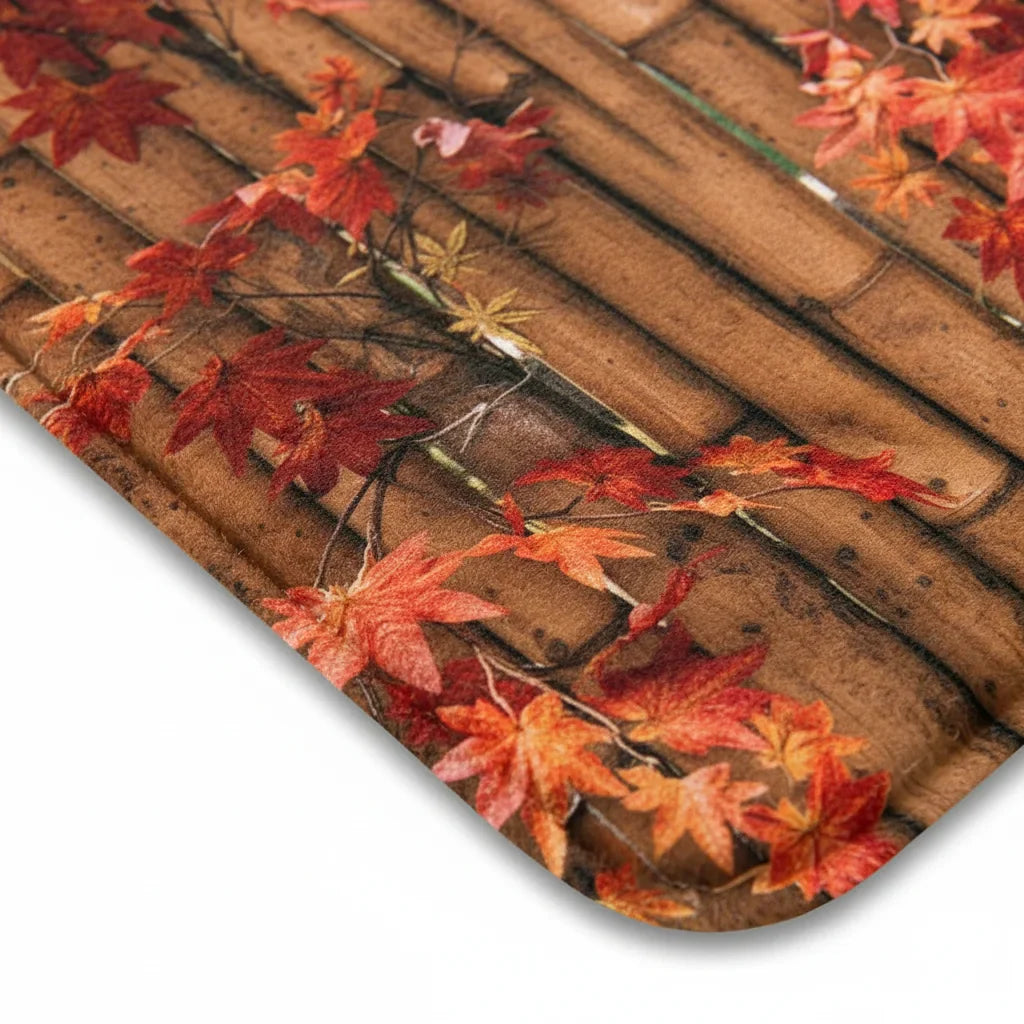 Bamboo Imitation Bath Mat