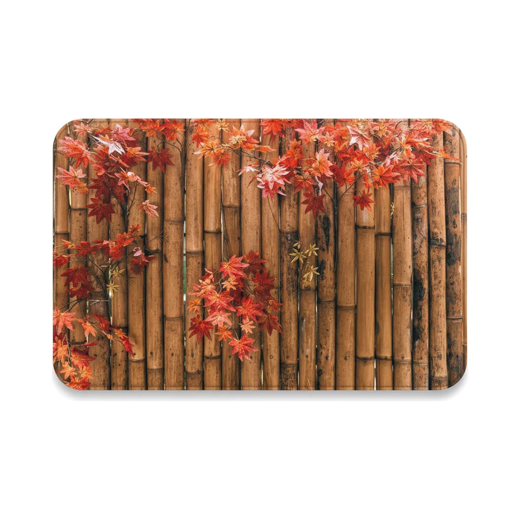 Bamboo Imitation Bath Mat