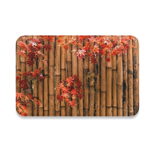 Bamboo Imitation Bath Mat