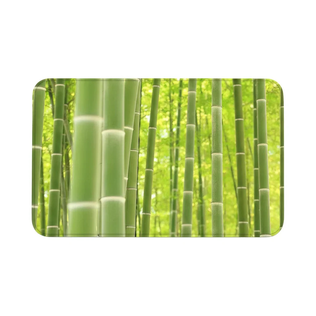 Bamboo Imitation Bath Mat