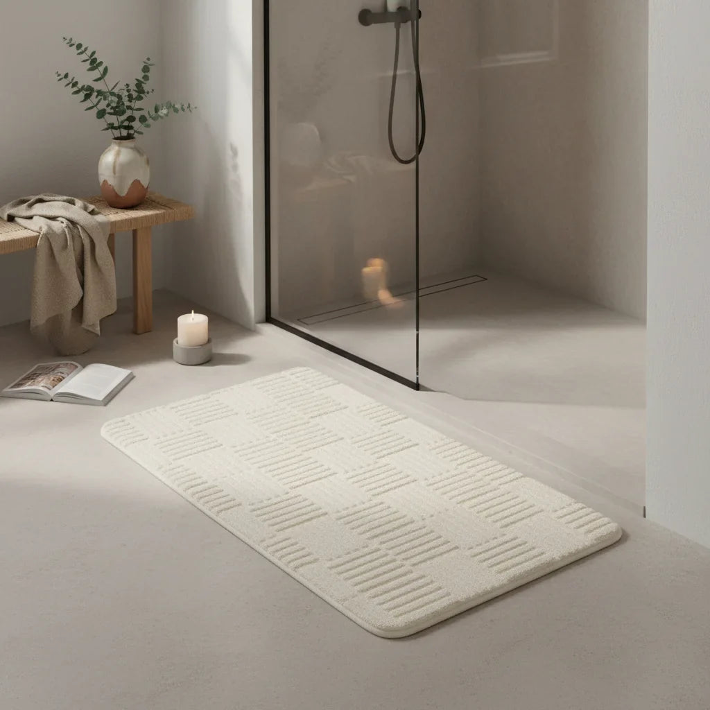 Design Thick Bathroom Rug