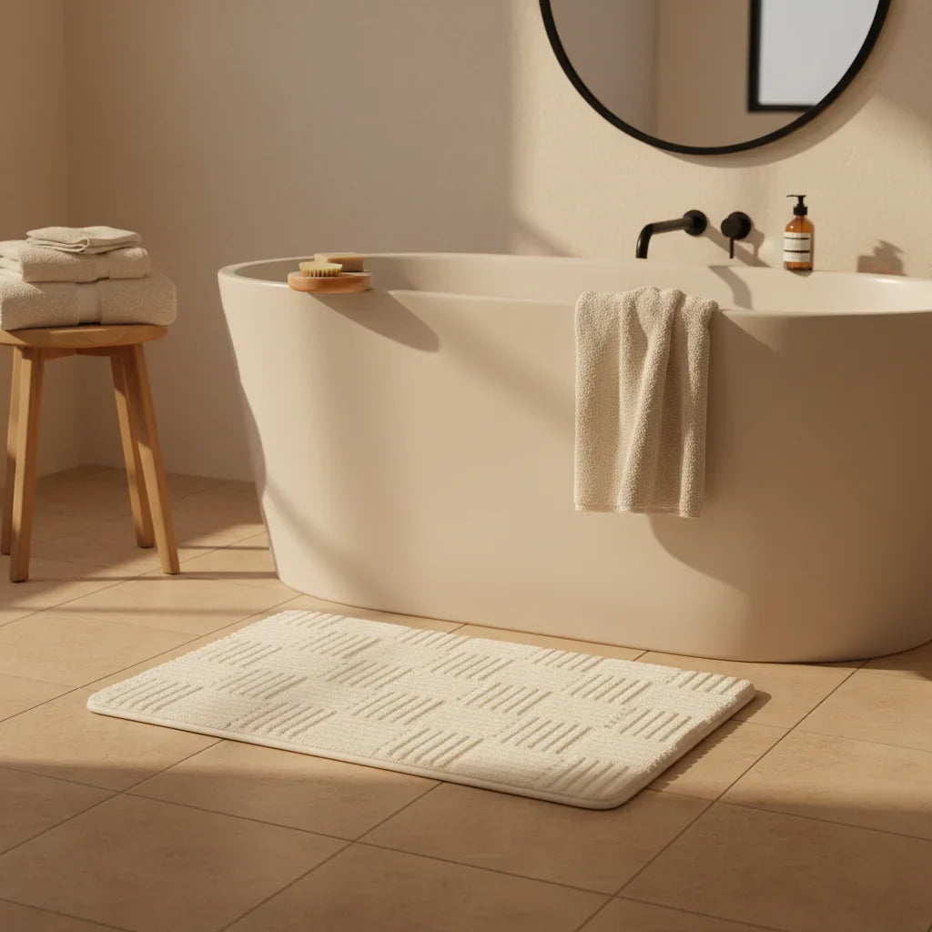 Design Thick Bathroom Rug