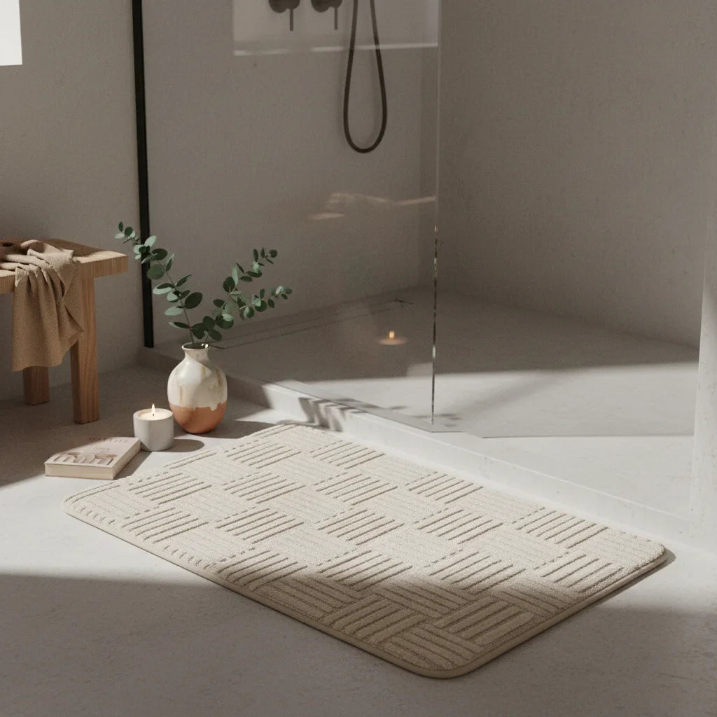 Design Thick Bathroom Rug
