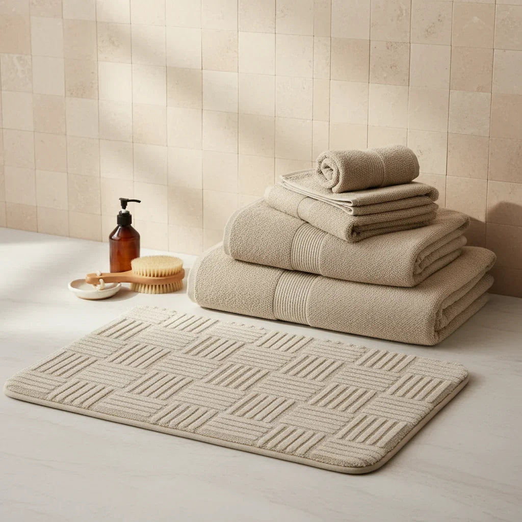 Design Thick Bathroom Rug