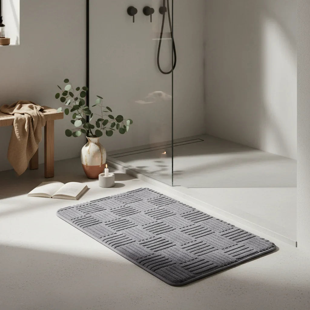 Design Thick Bathroom Rug