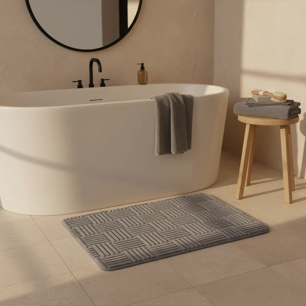 Design Thick Bathroom Rug