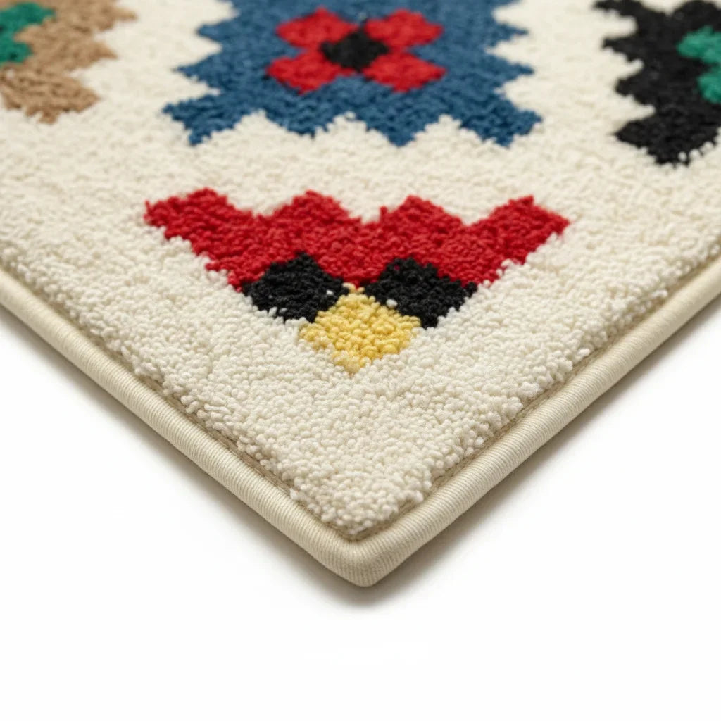 Geometric Bathroom Rug