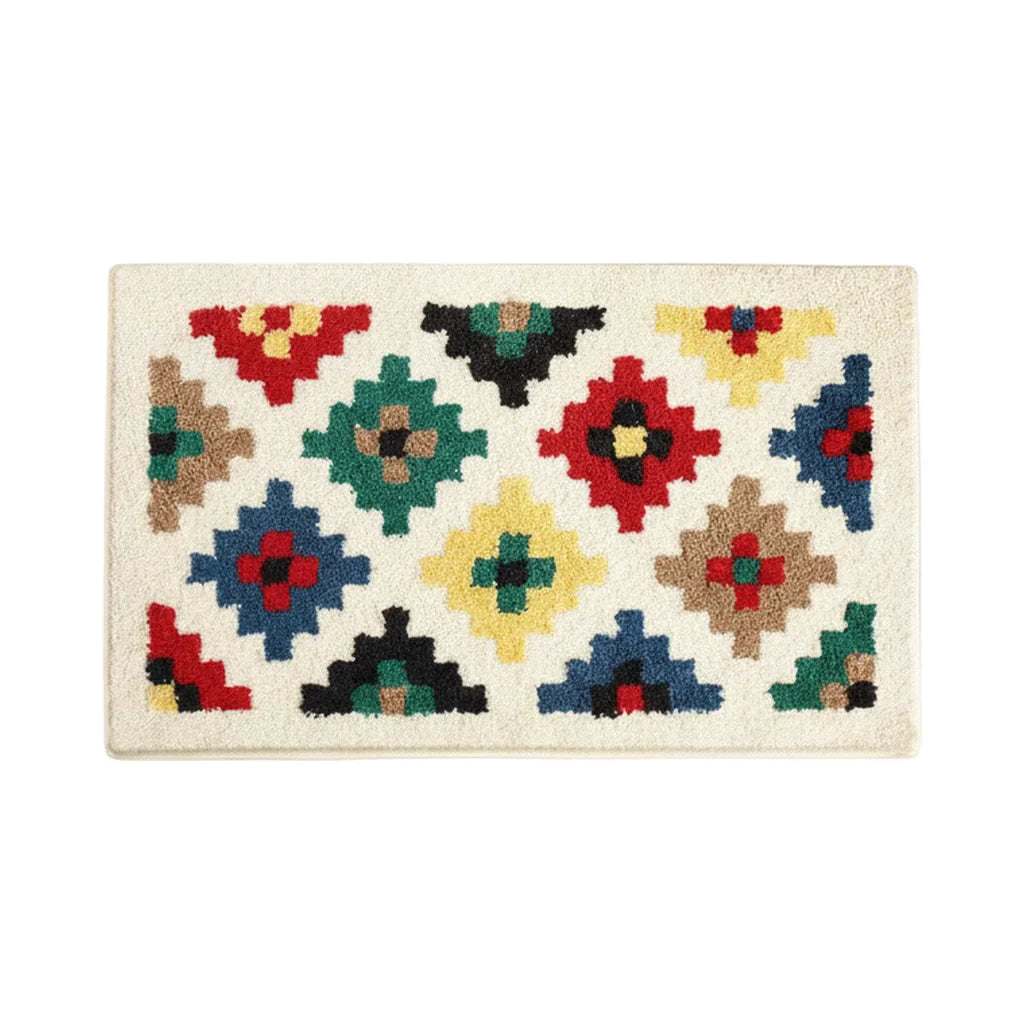 Geometric Bathroom Rug