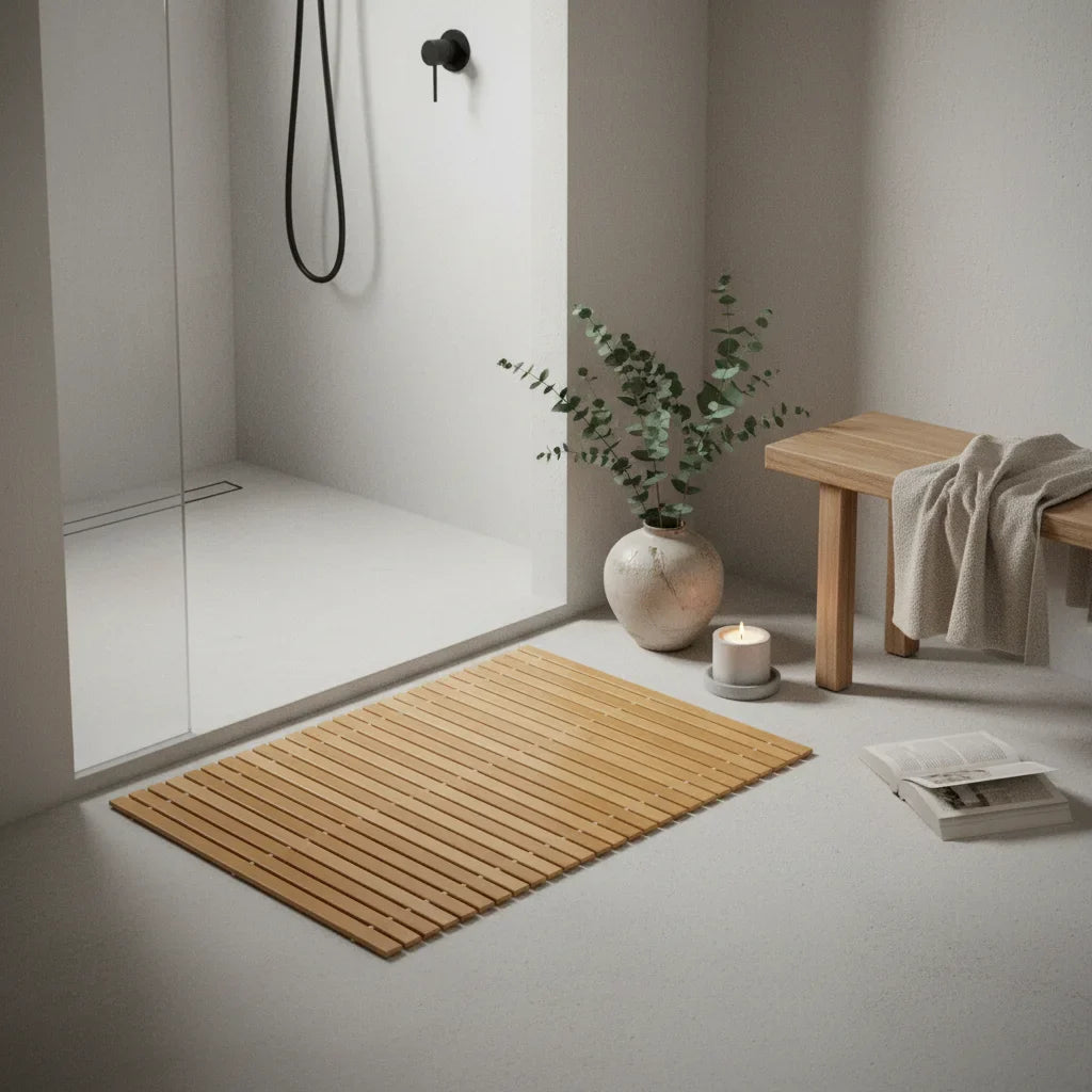 Bamboo Bathroom Rug