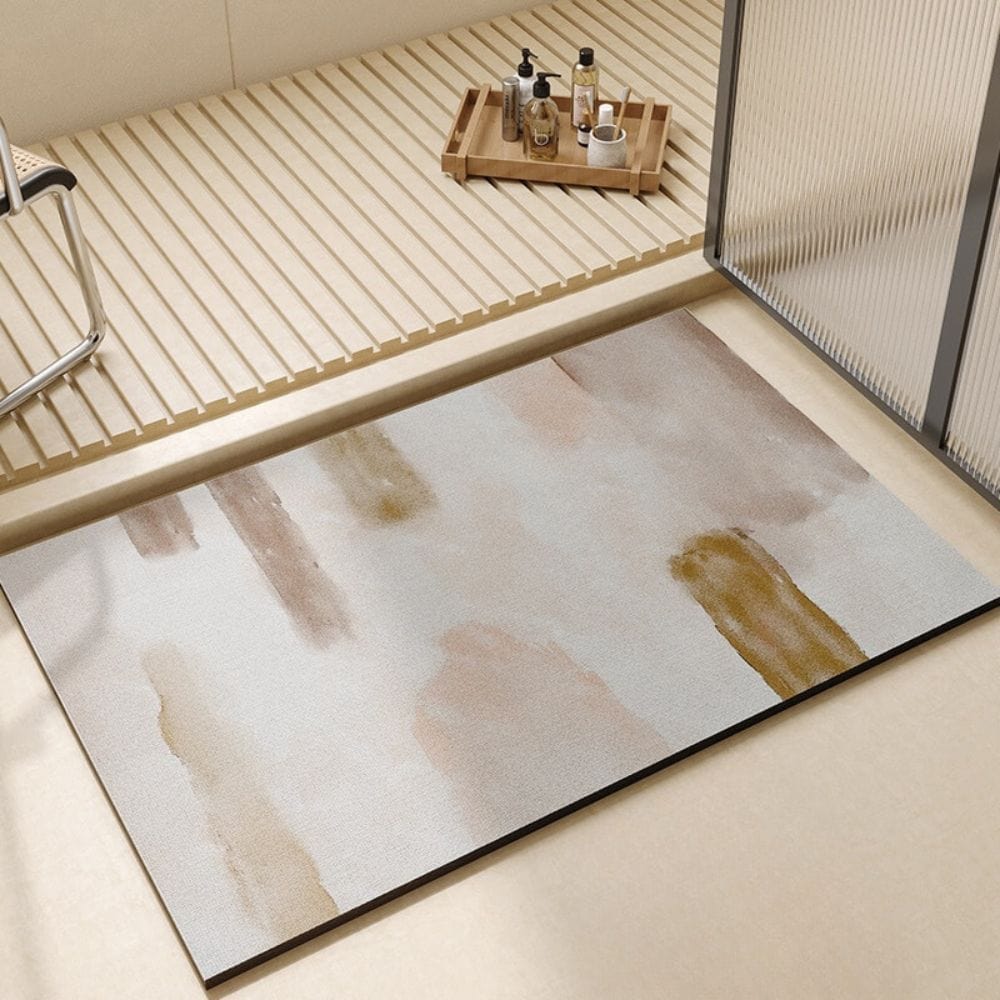 Tapis Salle de Bain Beige