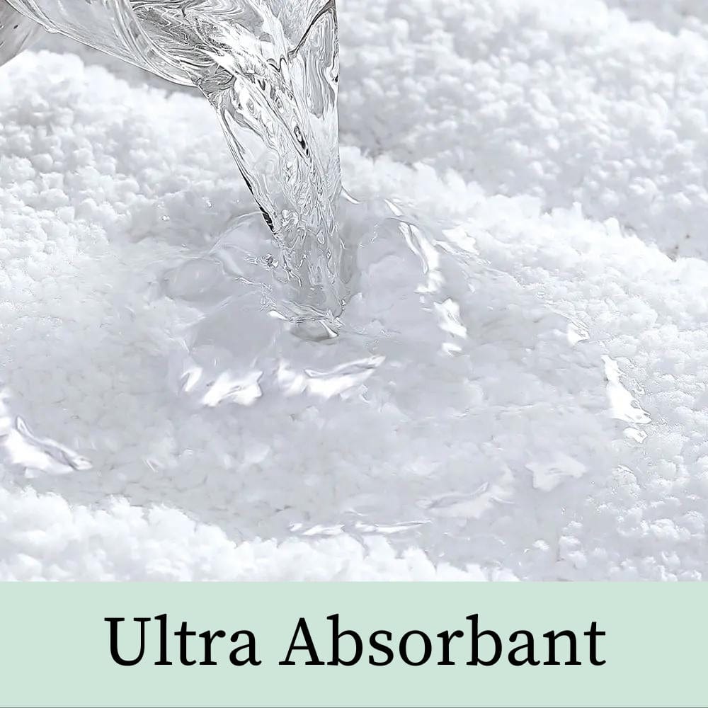 Tapis Salle de Bain Blanc