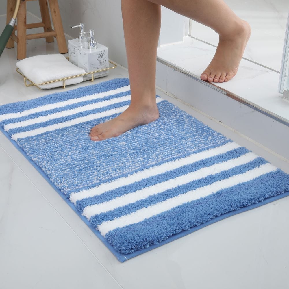 Blue Bathroom Rug