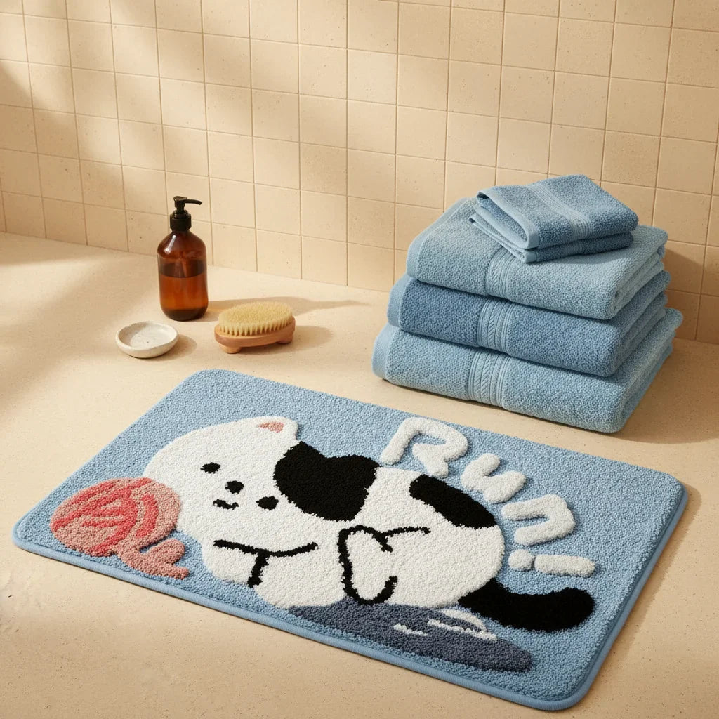 Cat Bathroom Rug