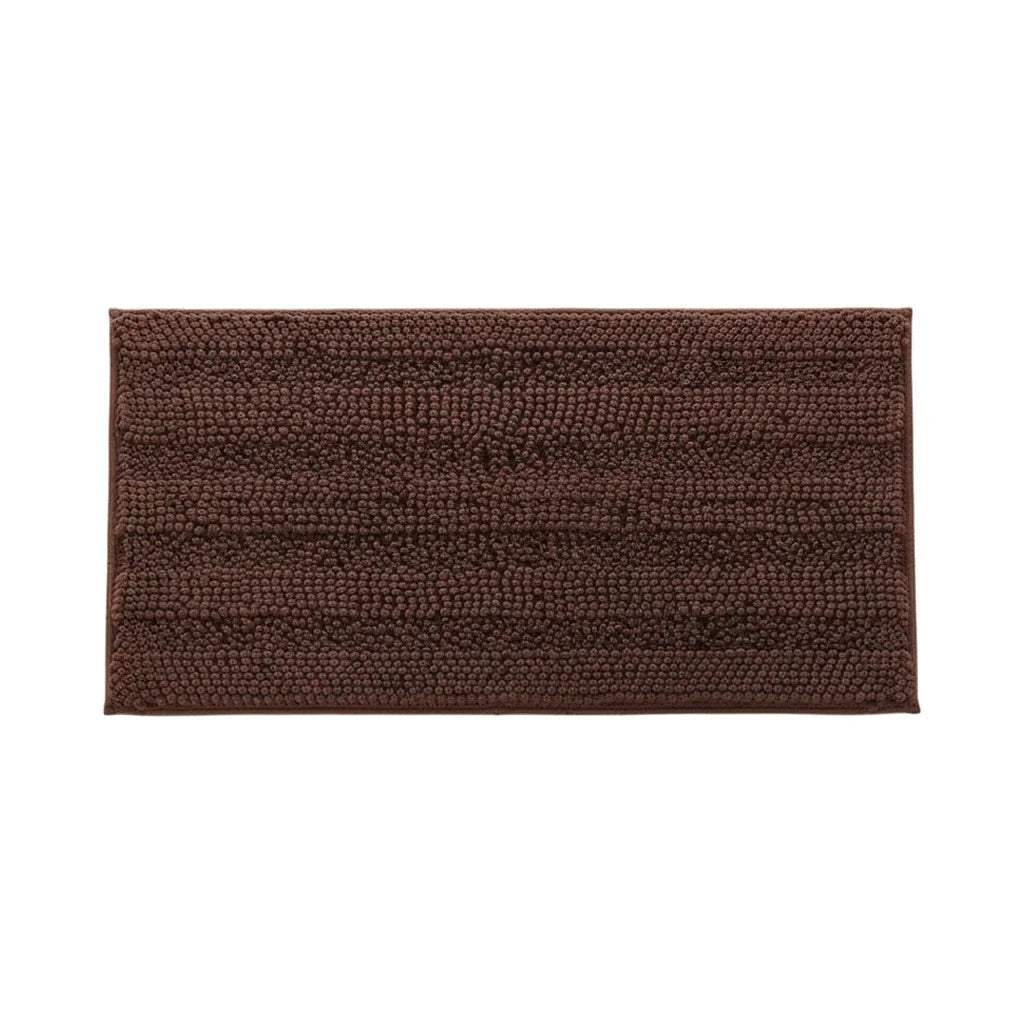 Caterpillar Brown Bathroom Rug