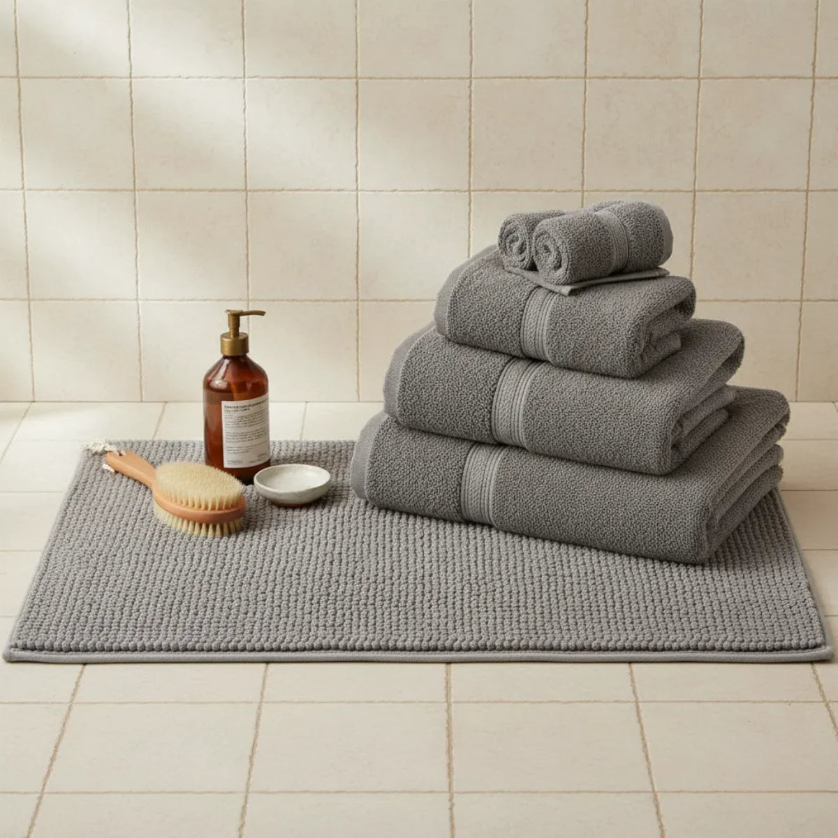Soft Thin Bathroom Rug