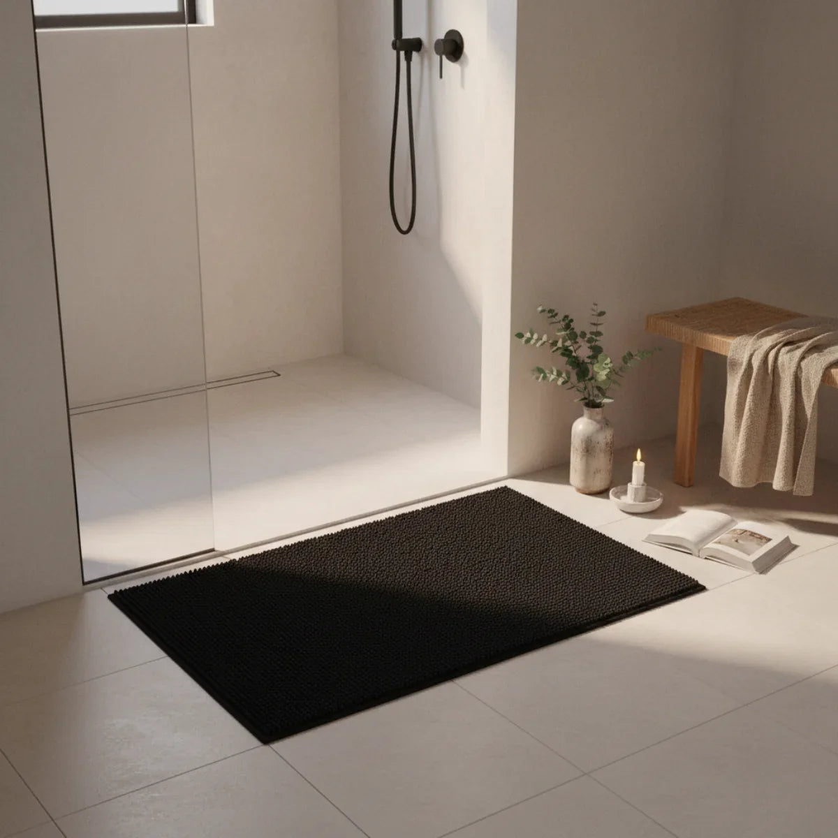 Soft Thin Bathroom Rug