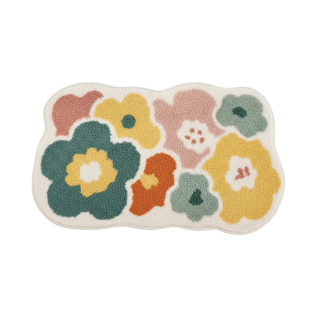 Flower Bathroom Rug
