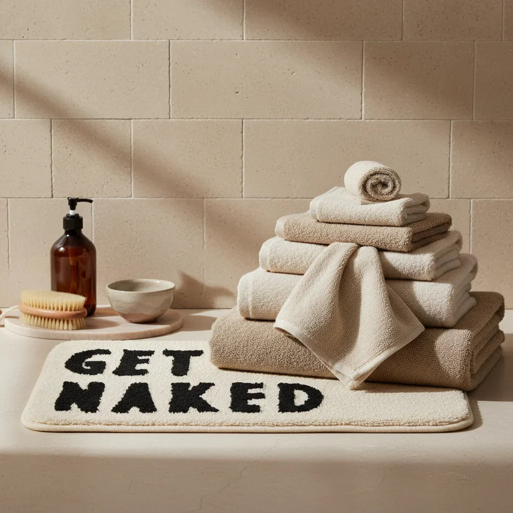 Get Naked Bathroom Rug