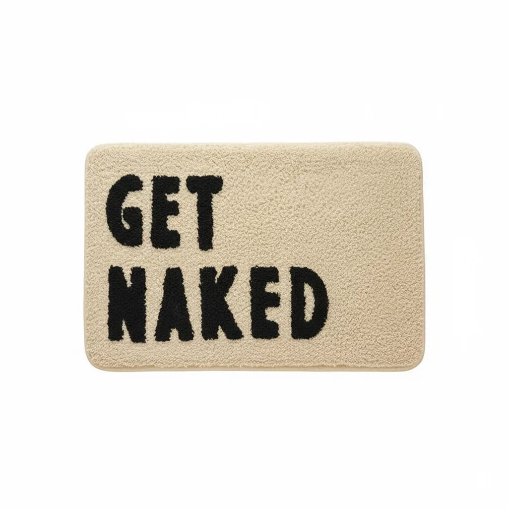 Get Naked Bathroom Rug