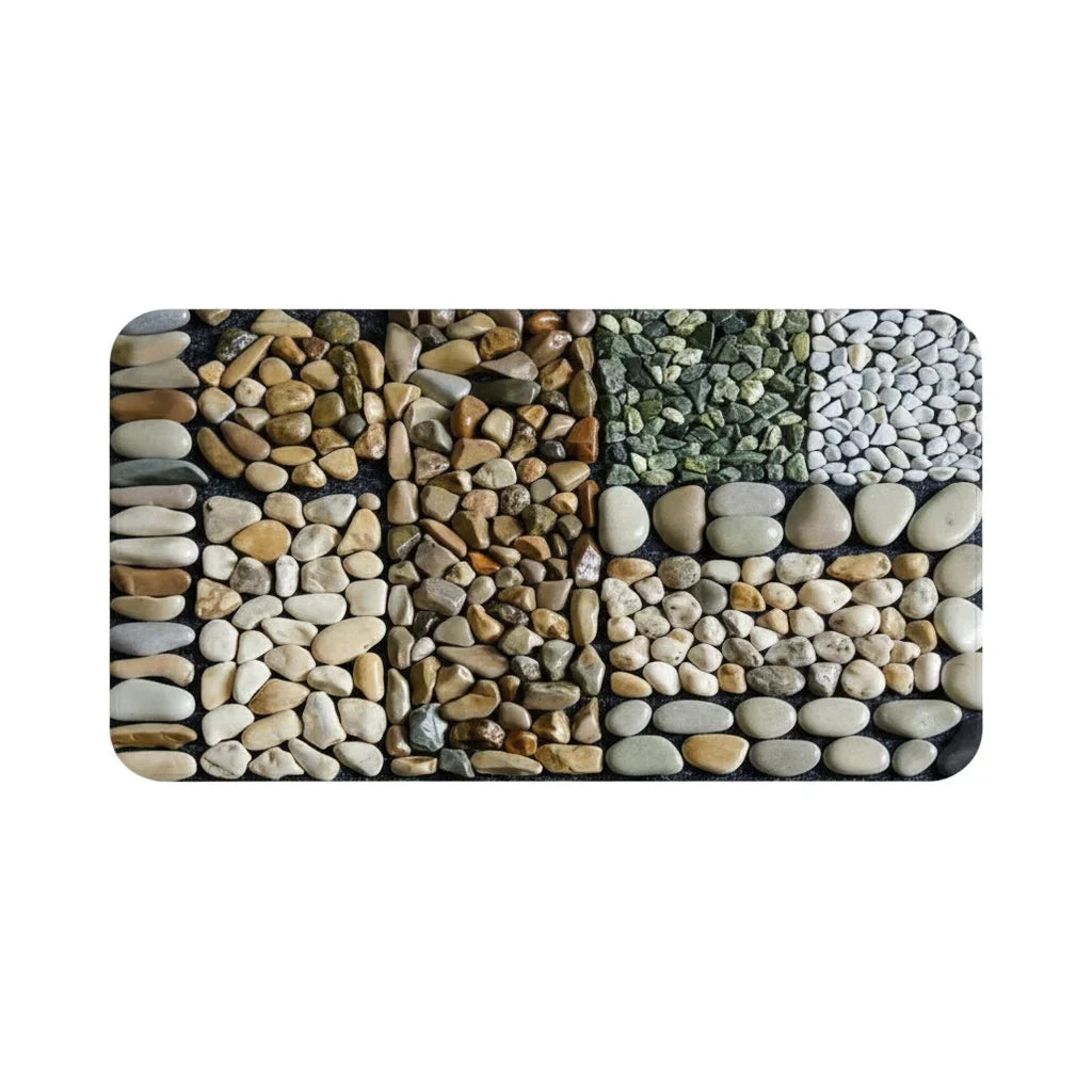 Pebble Pattern Bathroom Rug