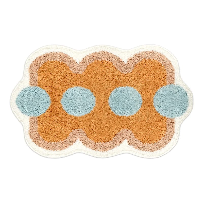 Orange Bathroom Rug