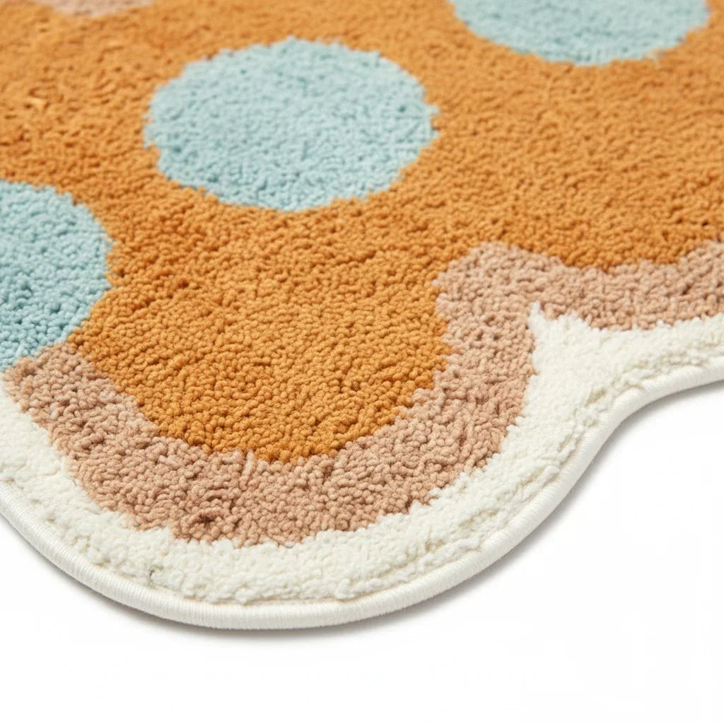 Orange Bathroom Rug