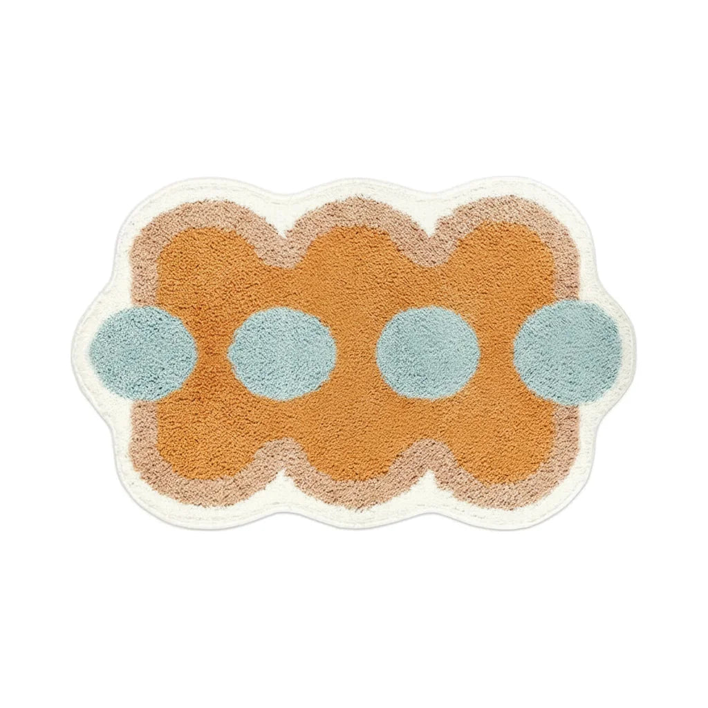 Orange Bathroom Rug