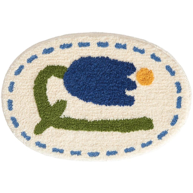 Oval Bathroom Rug