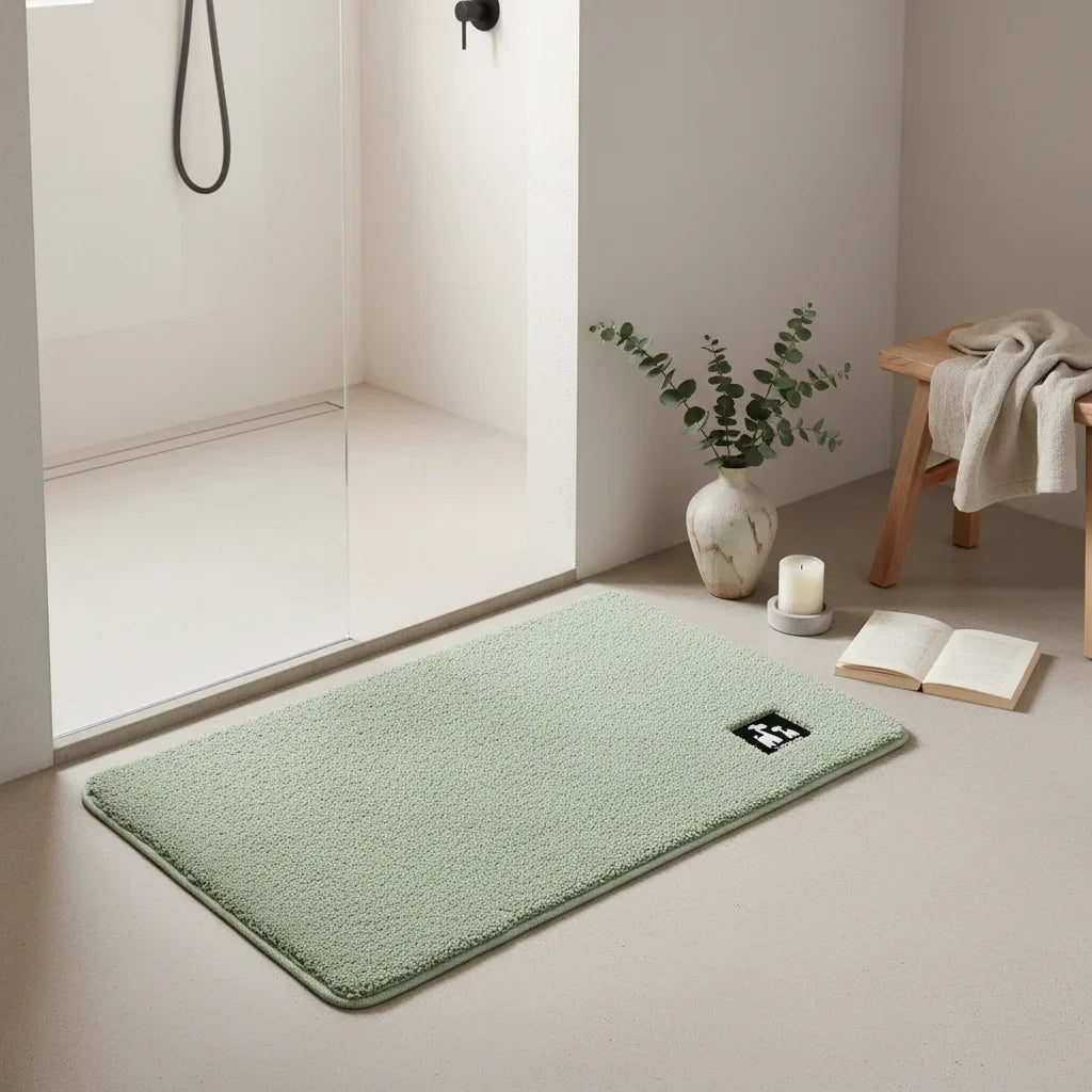 Green Bathroom Rug