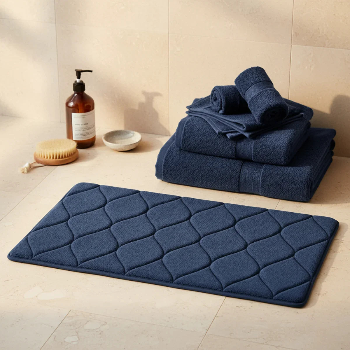 Thick Bath Mat - close-up texture