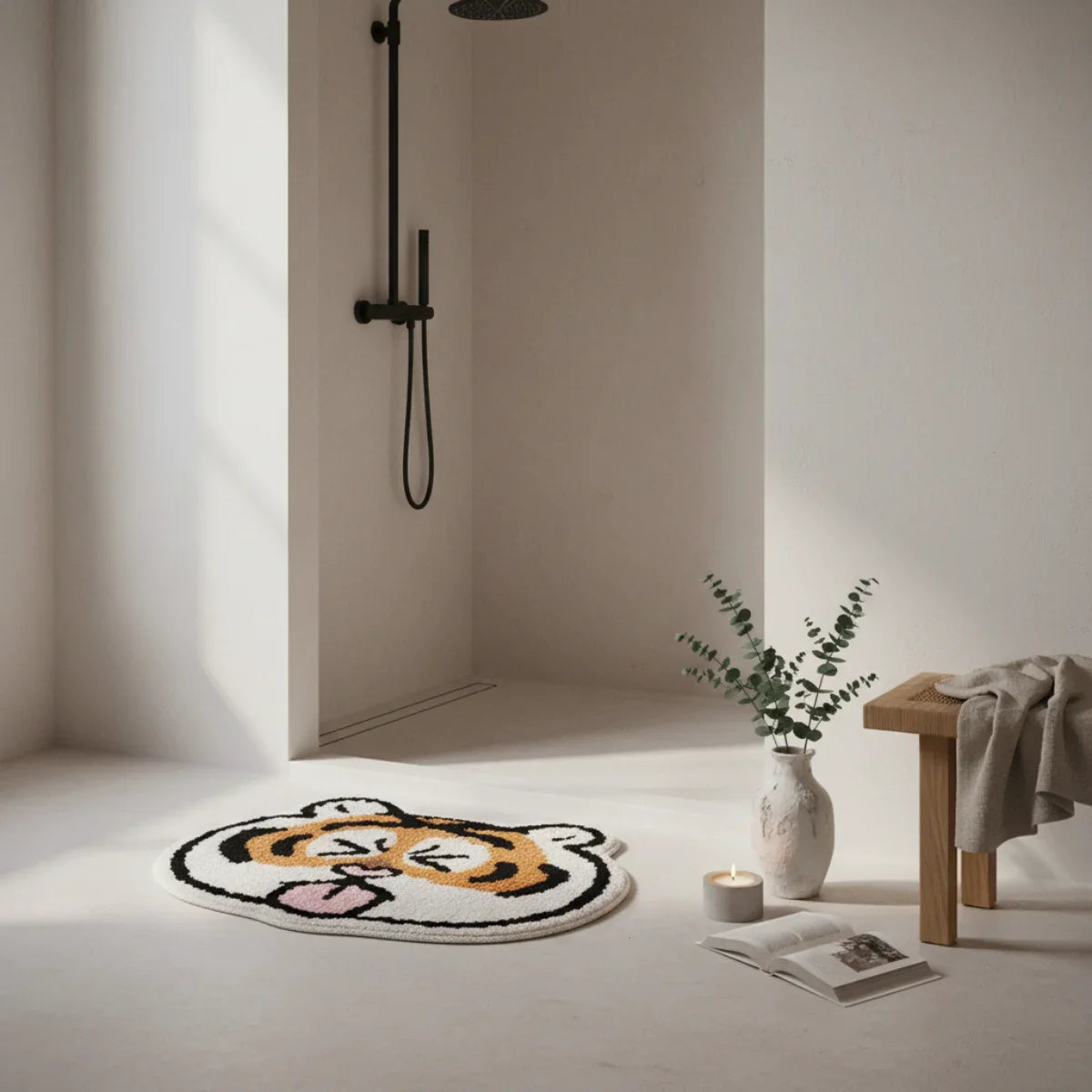 Tiger Bath Mat - lifestyle photo