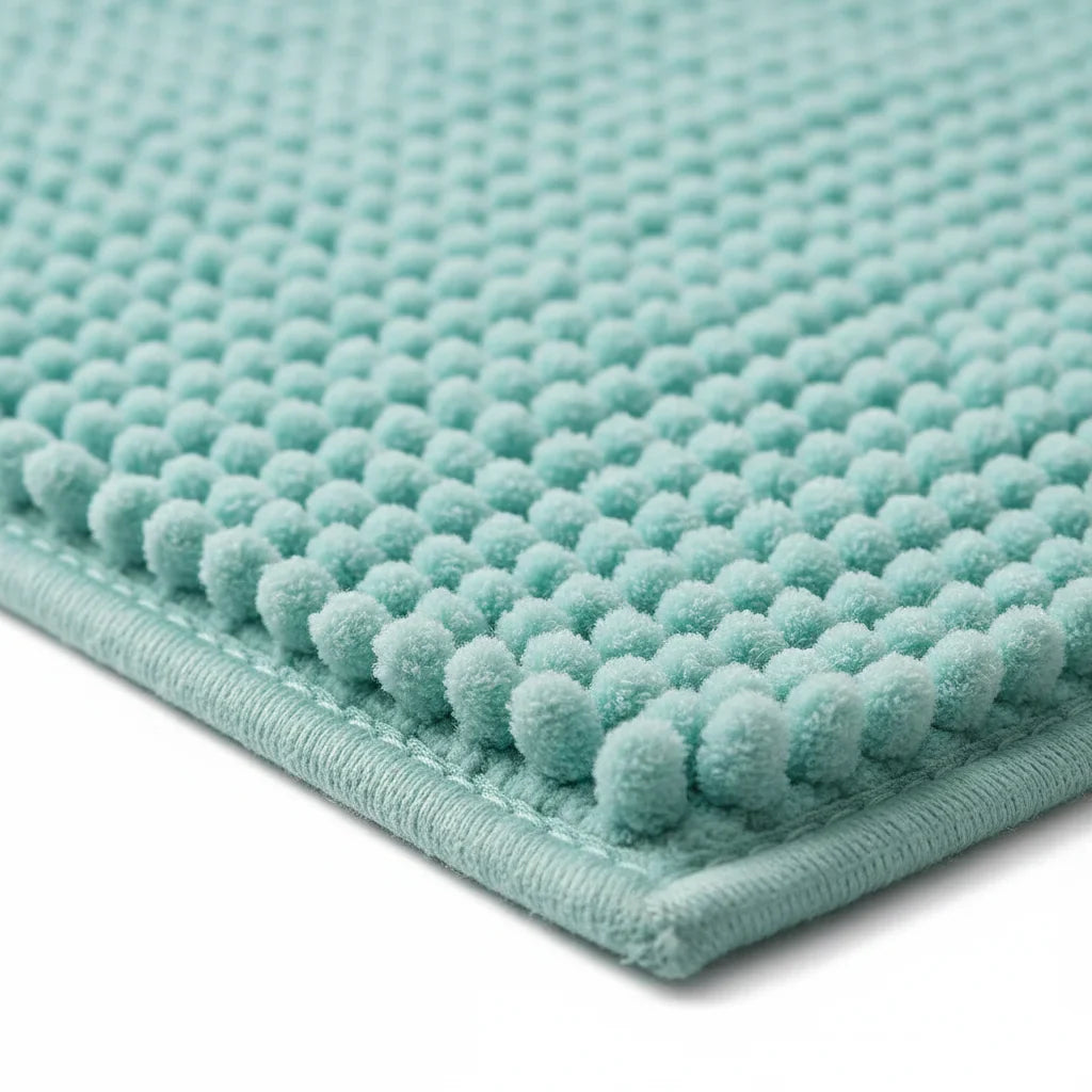 Turquoise Bath Mat - bathroom setting