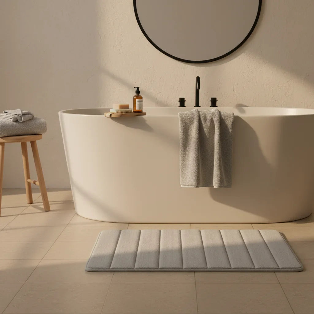 Ultra Absorbent Bathroom Rug - close-up texture