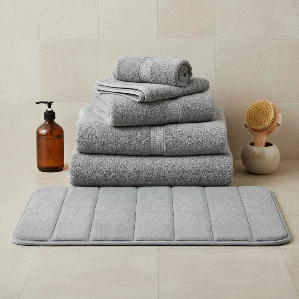 Ultra Absorbent Bathroom Rug - lifestyle photo